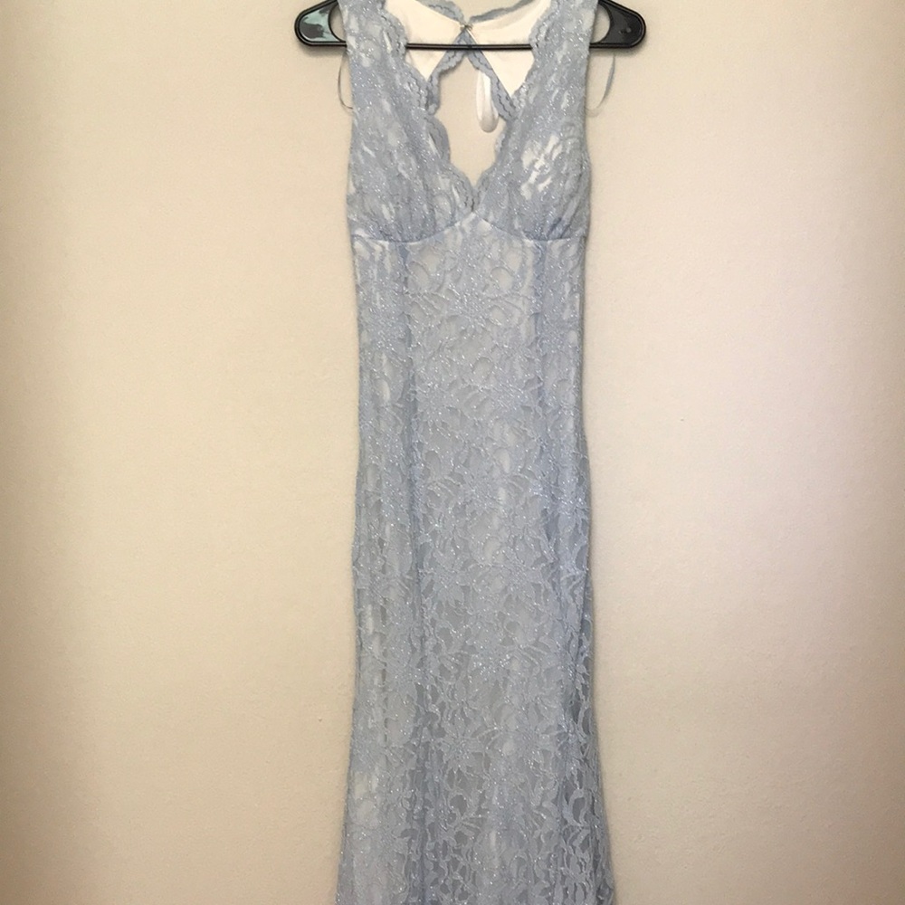 Blue lace prom/homecoming dress!